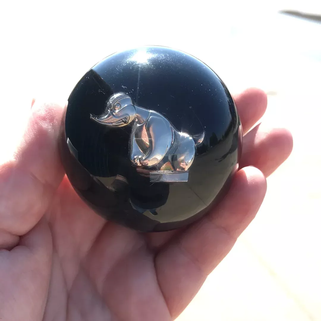 “Rubber Duck” 2.25″ diameter round gear shift knob