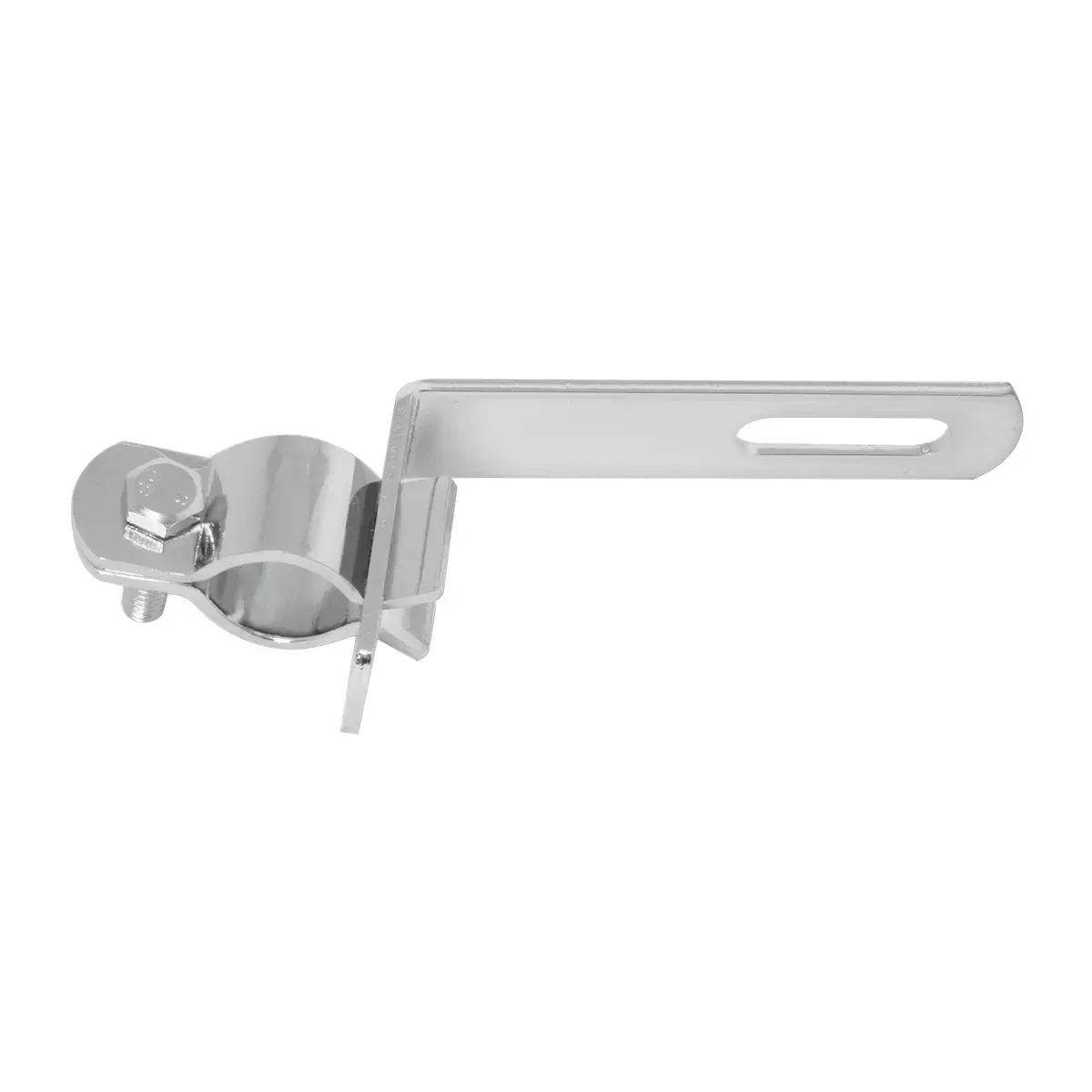 Side mount chrome mirror clamp for outside diameter tubing – 3/4″ Diameter