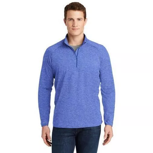 Sport-Tek Tall Sport-Wick Stretch 1/2-Zip Pullover