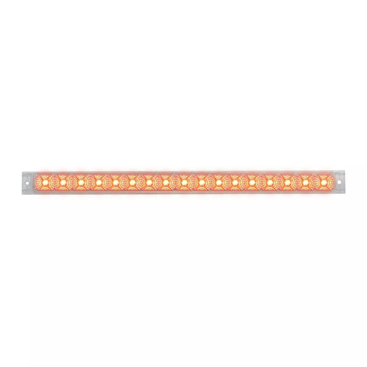 Spyder 20″ Red 17 diode LED turn signal light bar – CLEAR lens