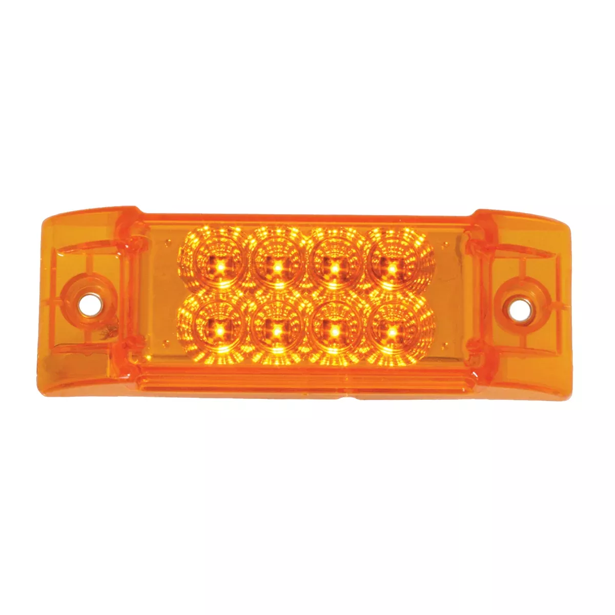 Spyder Amber 2″ x 6″ rectangular 8 diode LED marker light