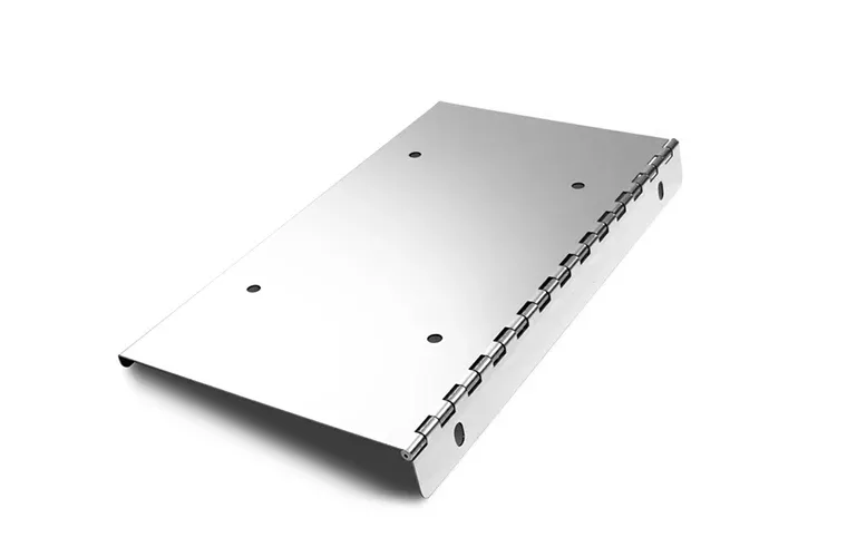 Stainless steel hinged 1 license plate holder – 14″ wide