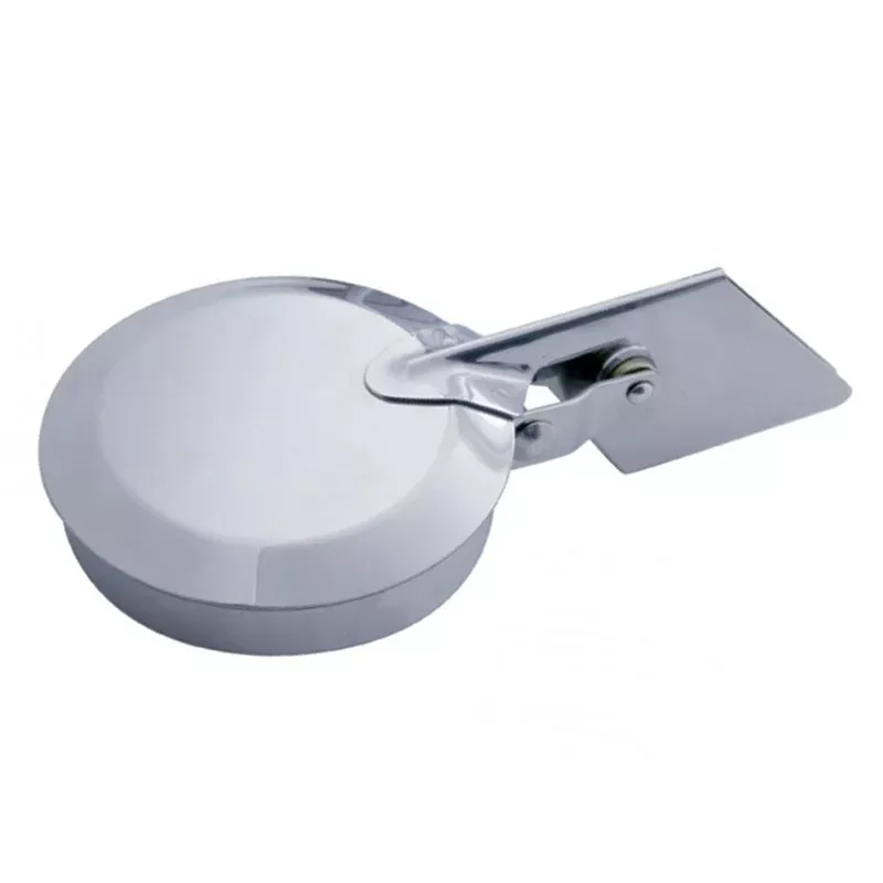 Stainless steel rain cap for straight-cut exhaust stacks - 7" diameter