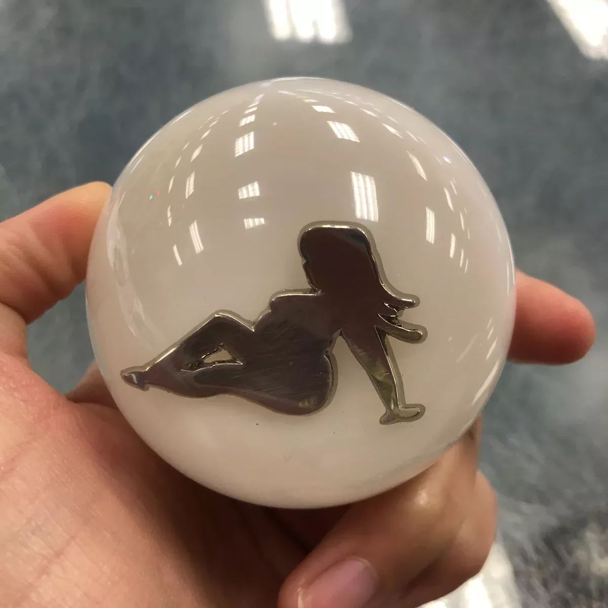 “Thicc Lady” 2.25″ diameter round gear shift knob