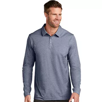 Travis Mathew Heather Long Sleeve Polo