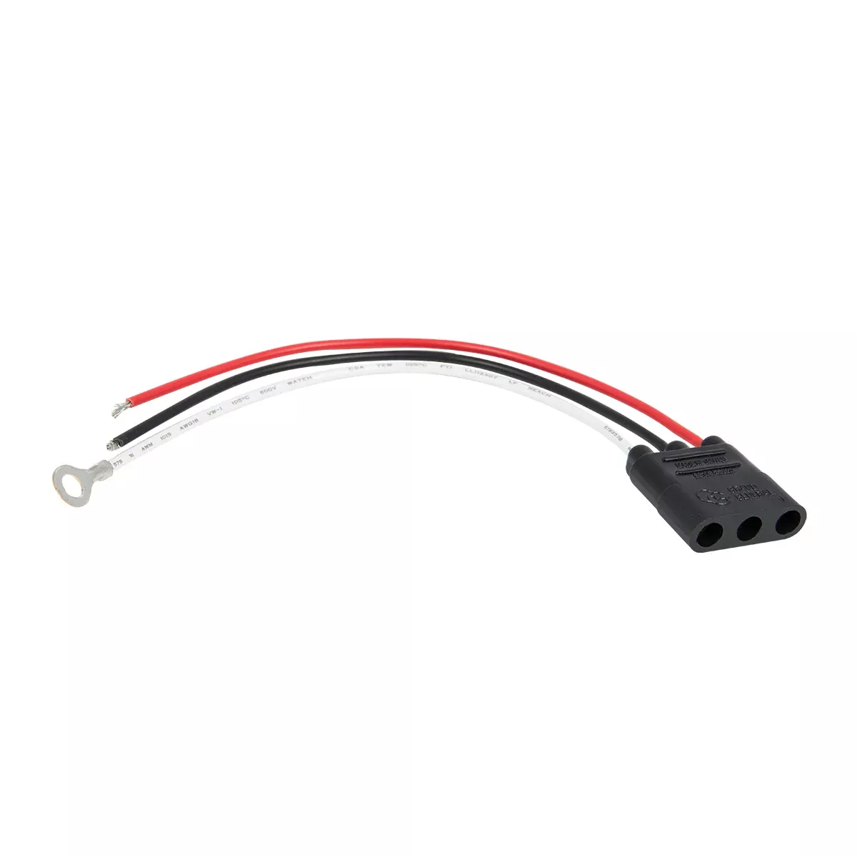Triple female pigtail for .180 bullet plugs w/7″ lead wires