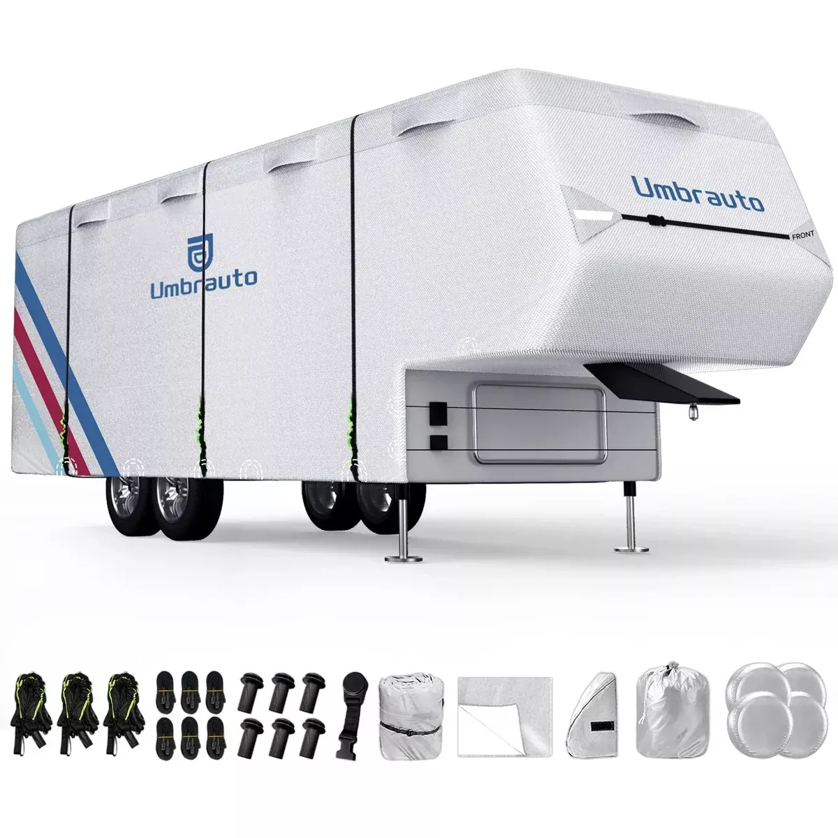 Umbrauto 5th Wheel RV Cover – Upgraded 300D Waterproof & Breathable
