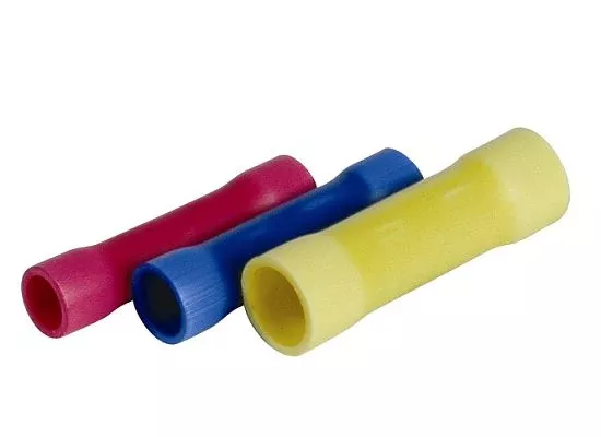 Vinyl butt connector for wiring - select a size
