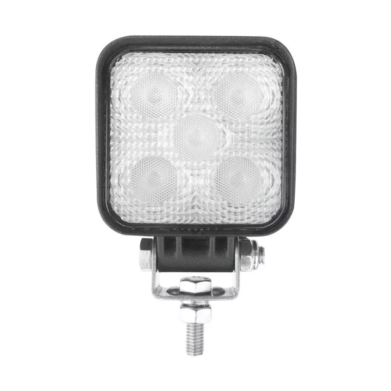 White 5 diode LED mini square spot work light – 900 lumens