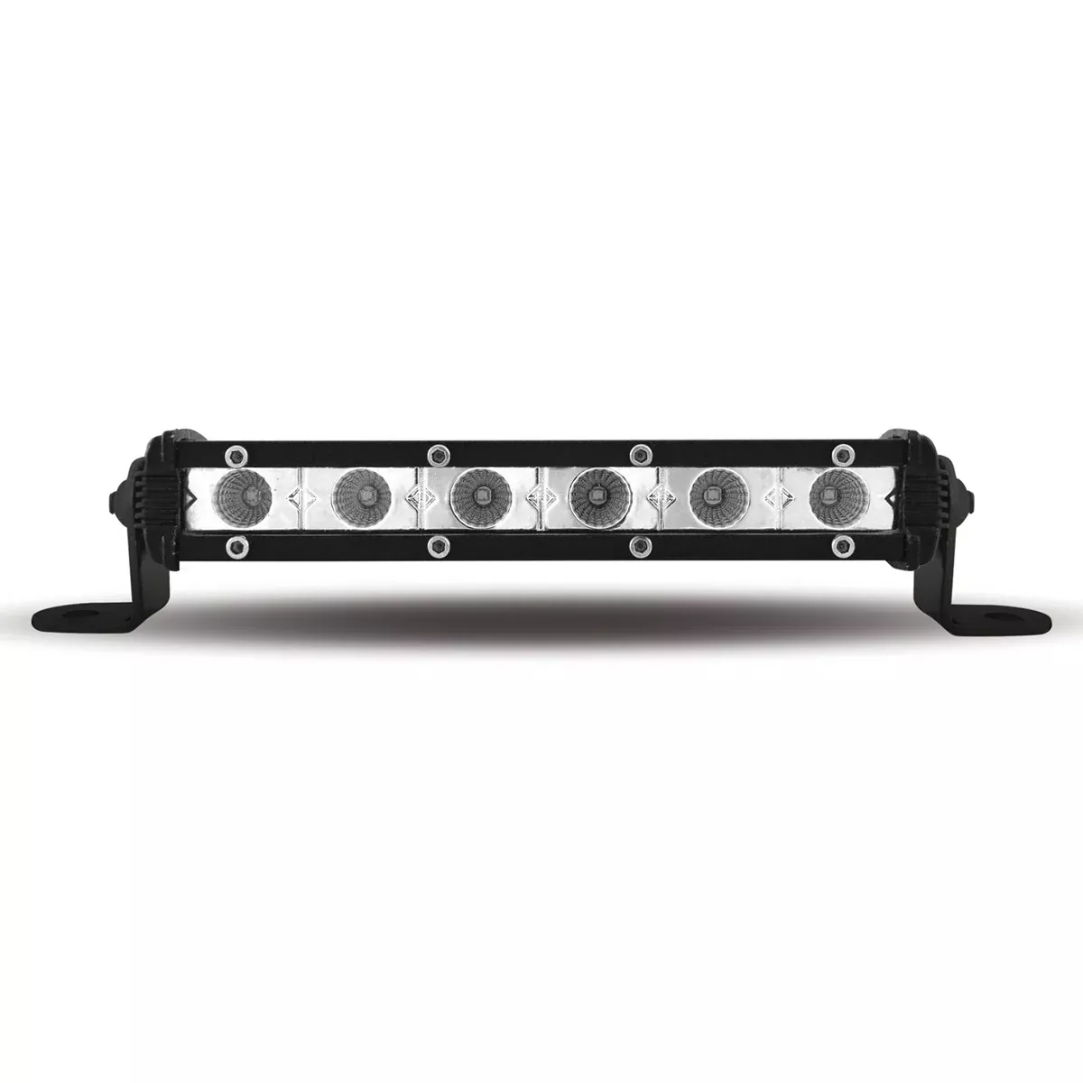 White 7″ mini 6 diode LED work light bar – 1260 lumens